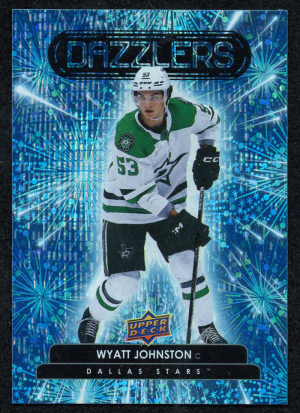 2022-23 Upper Deck Dazzlers Blue #DZ81 Wyatt Johnston front